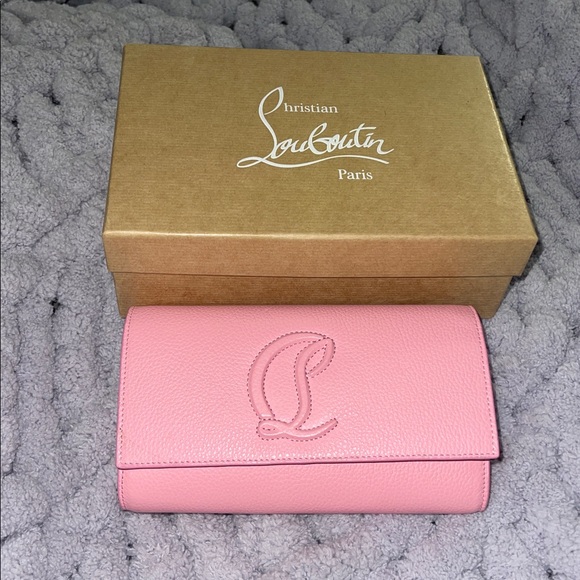 Christian Louboutin Pink Leather Chain Shoulder Bag - Picture 2 of 8